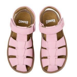 Camper Bicho leather Sandals Pastel Pink LeFisherman Sandals Kids Size 35 US 3.5